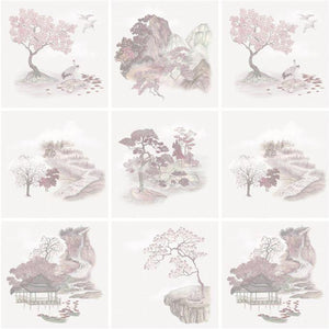 126-10035 Cole & Son Shinrin Yoku Tile Toile Pink