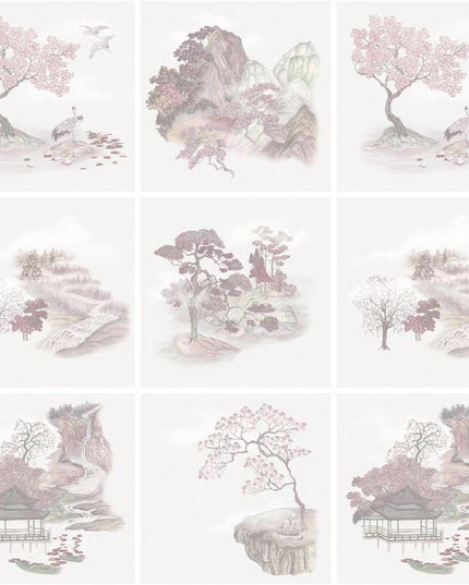 126-10035 Cole & Son Shinrin Yoku Tile Toile Pink