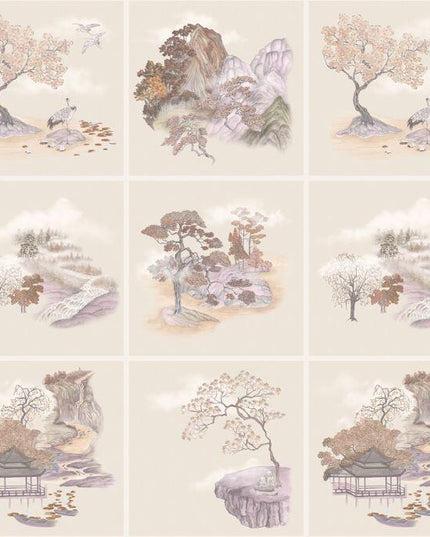 126-10037 Cole & Son Shinrin Yoku Tile Toile Autumnal