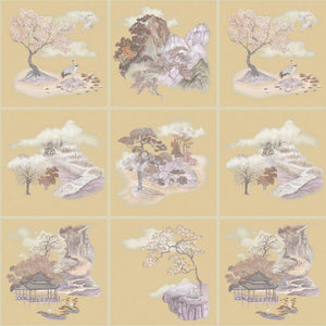 126-10038 Cole &amp; Son Shinrin Yoku Tile Toile Gilded