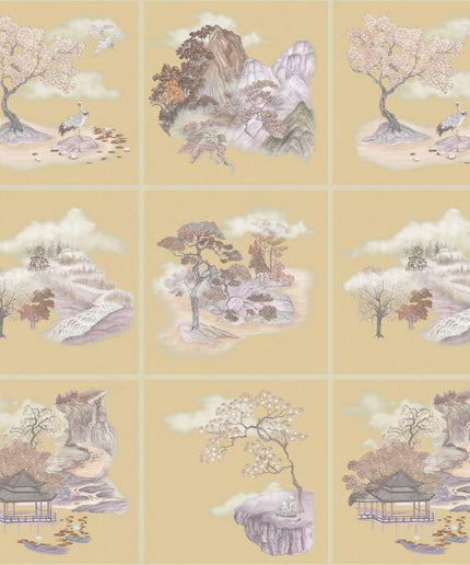 126-10038 Cole &amp; Son Shinrin Yoku Tile Toile Gilded