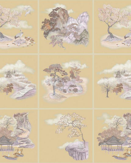 126-10038 Cole &amp; Son Shinrin Yoku Tile Toile Gilded