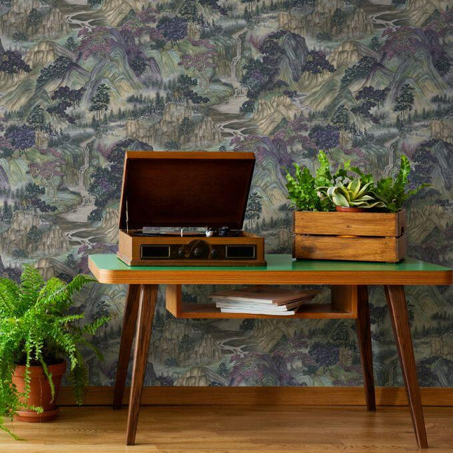 126-11039 Cole & Son Shinrin Yoku Mountainscape Orginal
