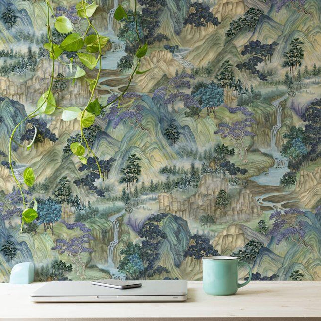 126-11040 Cole &amp; Son Shinrin Yoku Mountainscape Nocturnal
