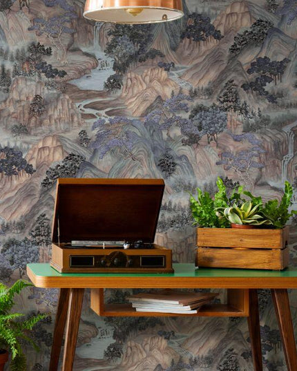 126-11041 Cole & Son Shinrin Yoku Mountainscape Misty