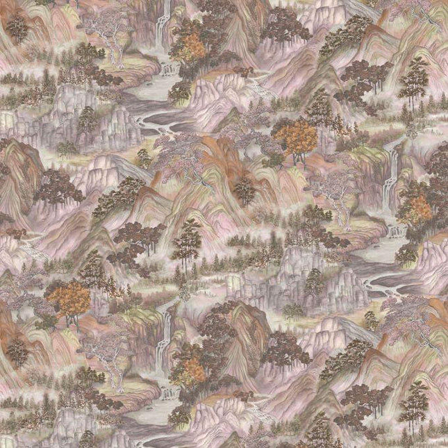 126-11042 Cole & Son Shinrin Yoku Mountainscape Autumnal