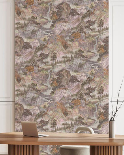 126-11042 Cole & Son Shinrin Yoku Mountainscape Autumnal