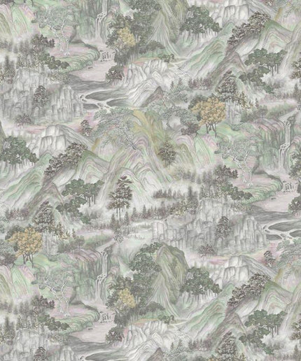 126-11043 Cole & Son Shinrin Yoku Mountainscape Iridescent