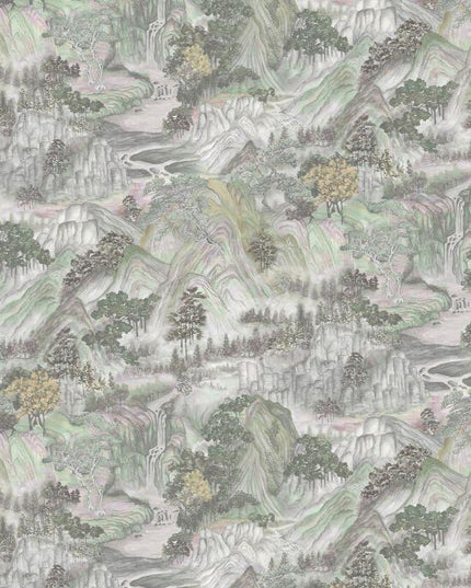 126-11043 Cole & Son Shinrin Yoku Mountainscape Iridescent