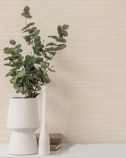 126-13048 Cole & Son Shinrin Yoku Textures Grasscloth Natural Shimmer