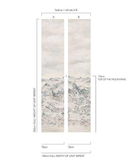 126-5014 Cole &amp; Son Shinrin Yoku Japanese Chinoiserie