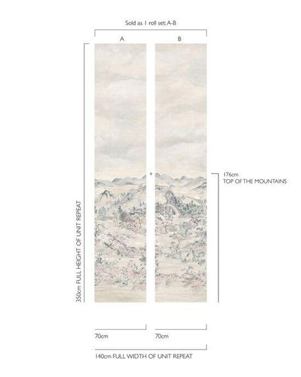 126-5015 Cole & Son Shinrin Yoku Japanese Chinoiserie