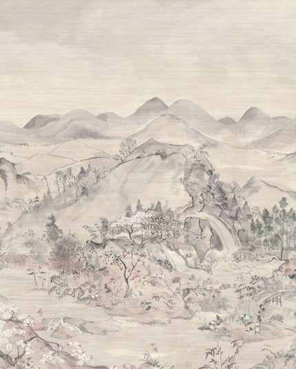 126-5017 Cole & Son Shinrin Yoku Japanese Chinoiserie Grasscloth