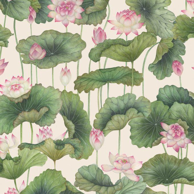 126-9031 Cole & Son Shinrin Yoku Lily Lotus Pink & White
