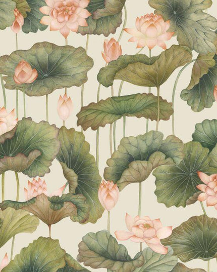 126-9032 Cole & Son Shinrin Yoku Lily Lotus Orange & Olive
