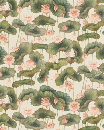 126-9032 Cole & Son Shinrin Yoku Lily Lotus Orange & Olive