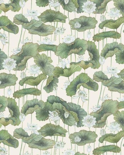126-9034 Cole & Son Shinrin Yoku Lily Lotus White on Cream