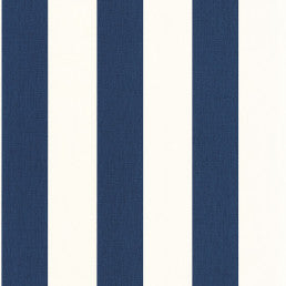 104049230 CASELIO Linen lines - BLEU MARINE | kleurmijninterieur
