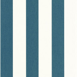 104049230 CASELIO Linen lines - BLEU CANARD | kleurmijninterieur