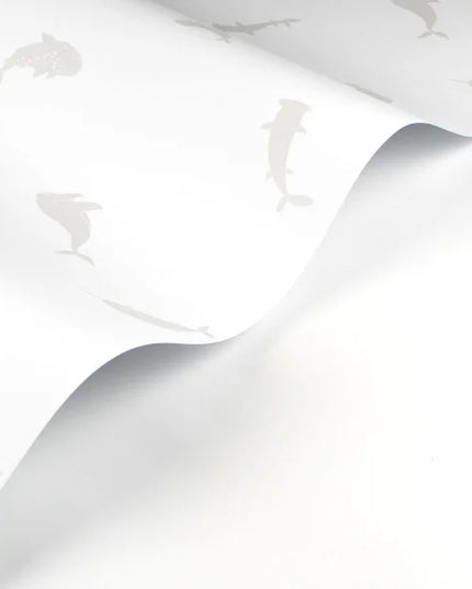 grijze silhouetten van zeedieren.