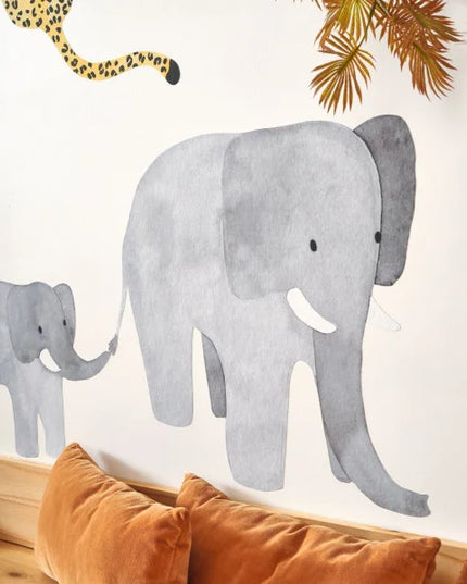201019797 Casadeco Once Upon A Time 2 Elephants March Spray Up