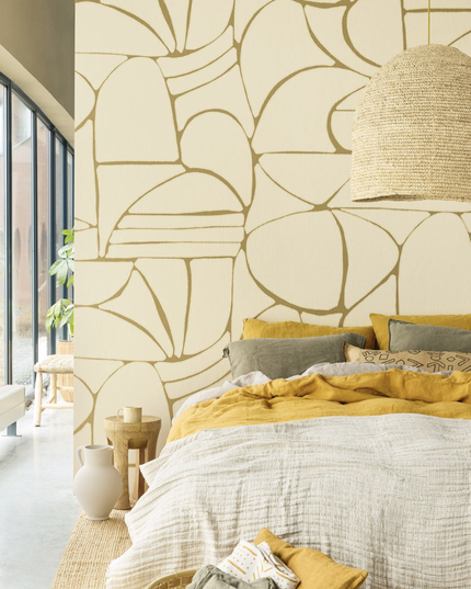 340281 Eijffinger Solange Omani Ochre