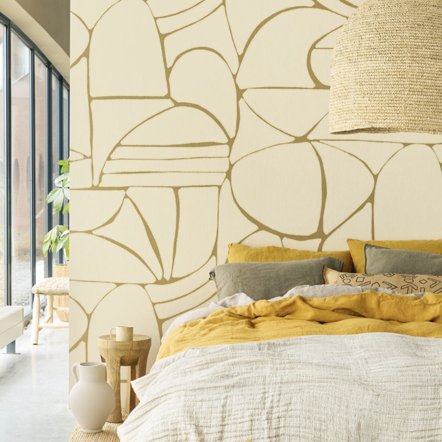 340281 Eijffinger Solange Omani Ochre