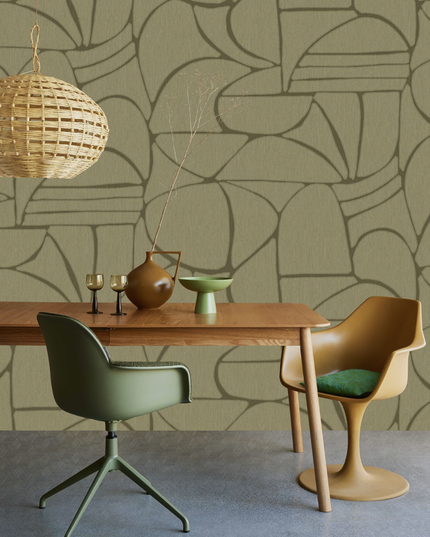 340282 Eijffinger Solange Omani Mudgreen