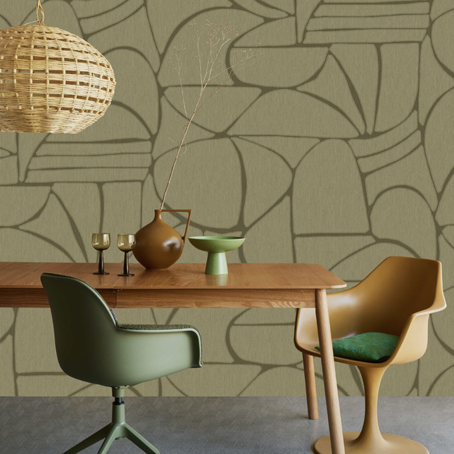 340282 Eijffinger Solange Omani Mudgreen
