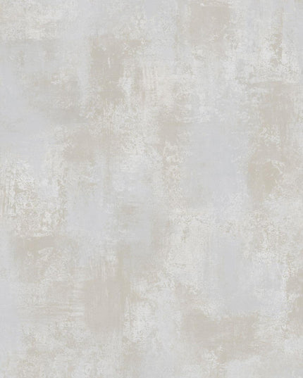 42804 Hooked on Walls Milano Stucco - Dit behang is subtiel en rustiek met een mix van zacht grijs