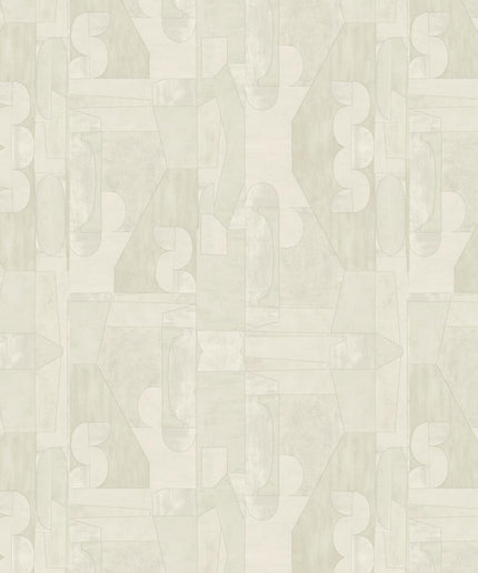 42811 Hooked on Walls Milano Arco - Dit behang is een subtiele mix van beige