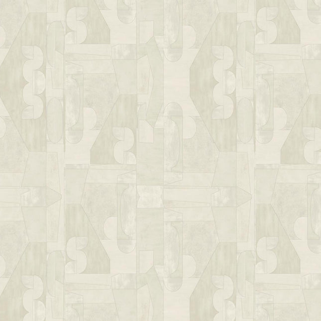 42811 Hooked on Walls Milano Arco - Dit behang is een subtiele mix van beige