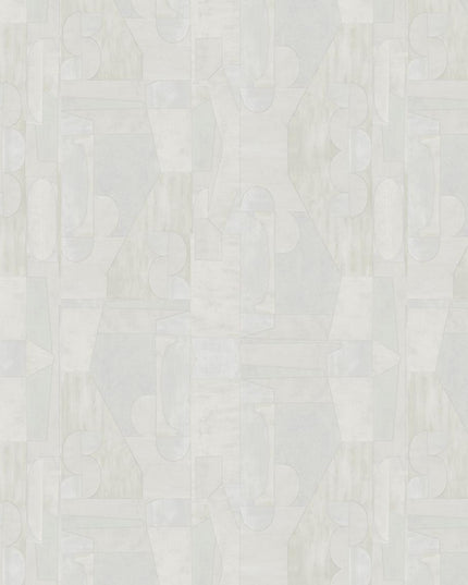 42812 Hooked on Walls Milano Arco - Dit behang is subtiel van kleur met zachte tinten grijs