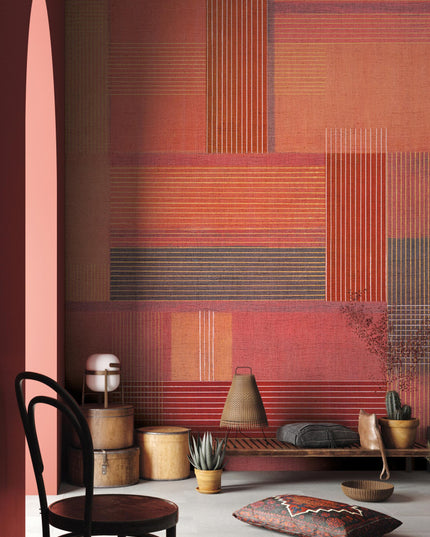 afgewisseld met subtiele bruin- en beige accenten voor een harmonieuze en sfeervolle uitstraling.