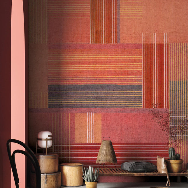 afgewisseld met subtiele bruin- en beige accenten voor een harmonieuze en sfeervolle uitstraling.