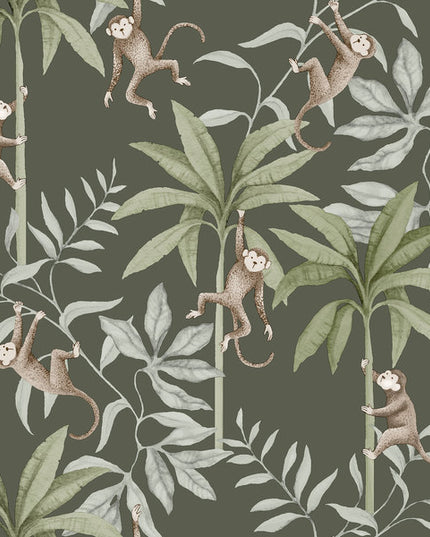Kleur_Mijn_Interieur_Borastapeter_NewbieII_6935_JungleFriends_Closeup