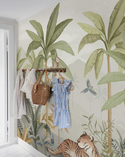 Kleur_Mijn_Interieur_Borastapeter_NewbieII_6945_WildJungleMural_Roomshot