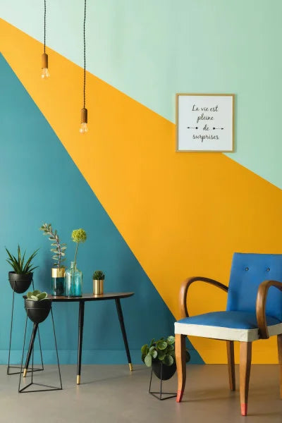 diepe mix van blauw en groen