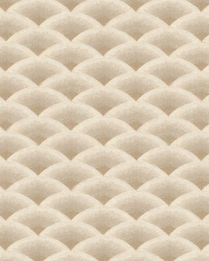 70090916 Casamance Legendes Nami - Dit behang is uitgevoerd in zachte beige tinten met subtiele schaduwwerking in lichtbruin en crèmekleur