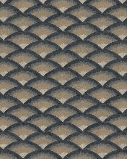 70091426 Casamance Legendes Nami - Dit behang is opgebouwd uit een harmonieus patroon van zwart