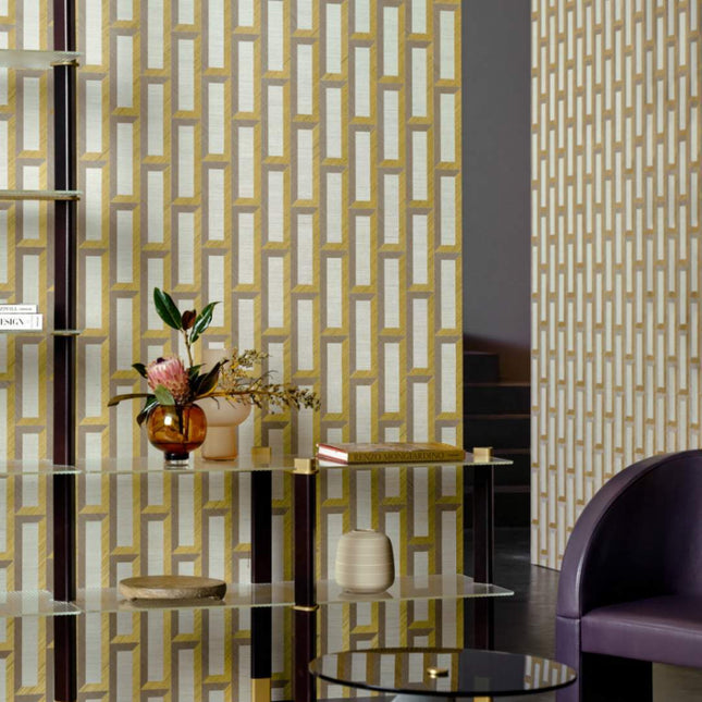 72720 Arte Marqueterie Biseau Gold Beige