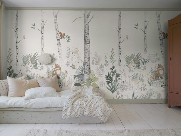 Kleur_Mijn_Interieur_Borastapeter_NewbieII_7481_MagicForestMural_Roomshot