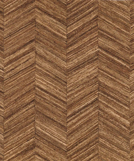 75371222 Casamance Nature Sur Mesure Ocotea - Dit behang is opgebouwd uit verschillende tinten warm bruin en beige