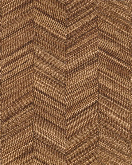 75371222 Casamance Nature Sur Mesure Ocotea - Dit behang is opgebouwd uit verschillende tinten warm bruin en beige