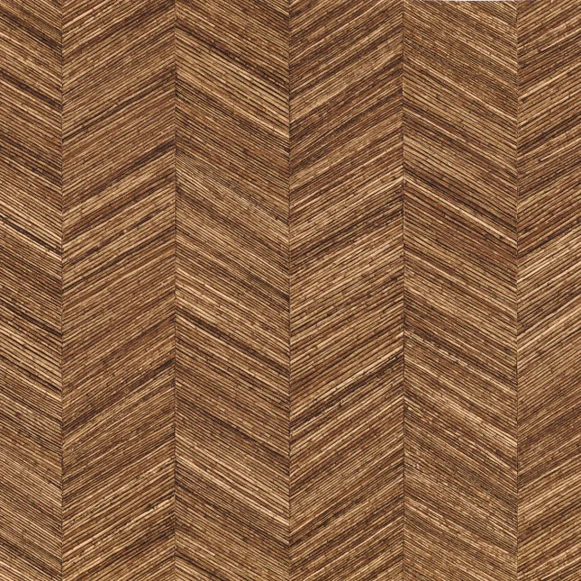 75371222 Casamance Nature Sur Mesure Ocotea - Dit behang is opgebouwd uit verschillende tinten warm bruin en beige