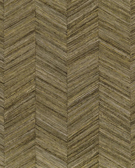 75371630 Casamance Nature Sur Mesure Ocotea - Dit behang is opgebouwd uit een mix van gedempte groene
