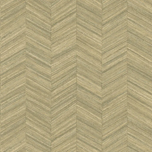 75372650 Casamance Nature Sur Mesure Ocotea - Dit behang is subtiel van kleur met zachte tinten groen
