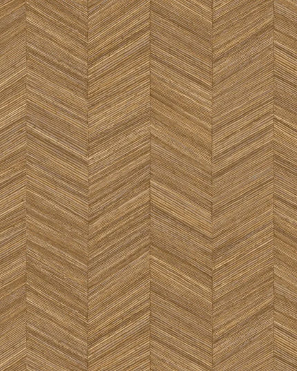 75372752 Casamance Nature Sur Mesure Ocotea - Dit behang is opgebouwd uit warme tinten kastanjebruin en beige