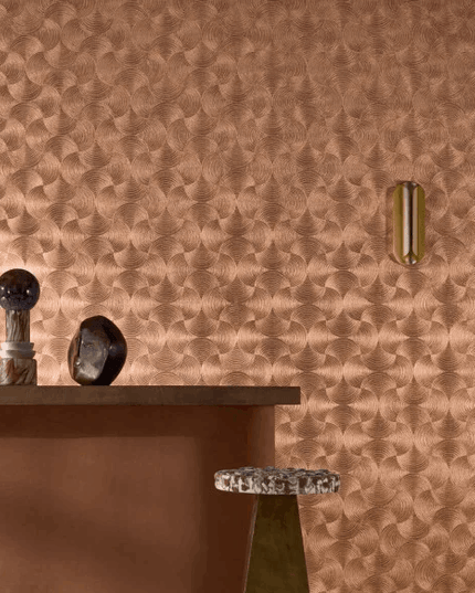 76620304 Casamance Magnitude Textures Aphelie Cuivre