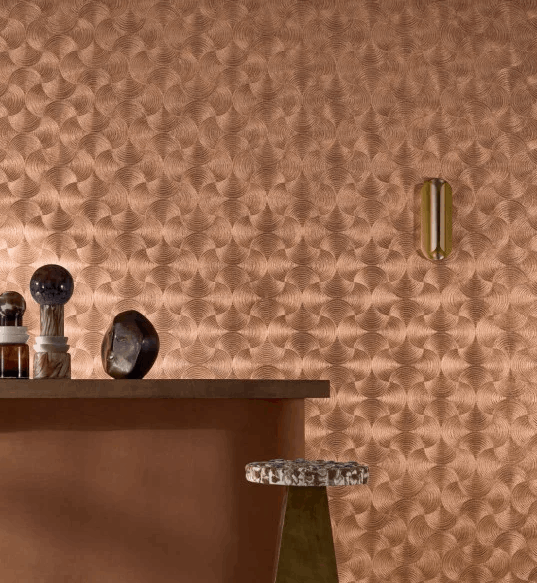 76620304 Casamance Magnitude Textures Aphelie Cuivre